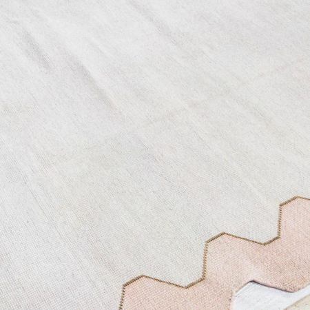 Handknotted Wool Burgundy Ivory Rug